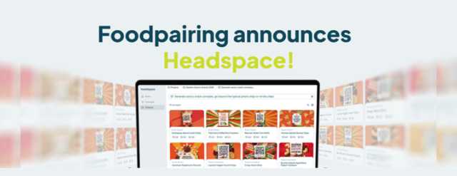 Foodpairing announces Headspace for concept validation